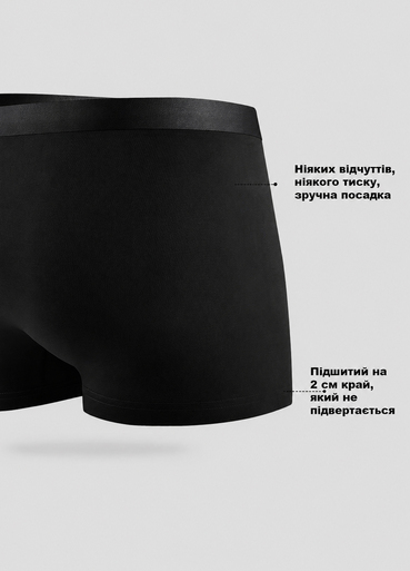 Труси боксери чоловічі Miiow M5-M7033-03 L Чорний Труси боксери чоловічі Miiow M5-M7033-03 L Чорний